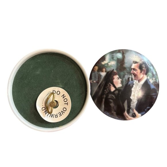 1991 W. J. George Gone With the Wind 2”x3” Music Box William Chambers # 16462C - Picture 2 of 6
